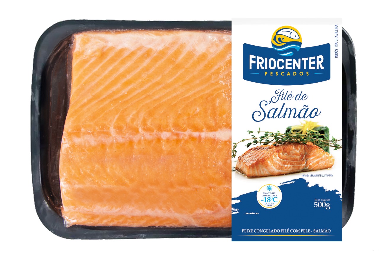 SALMÃO EM FILÉ LINHA SKIN - 500G